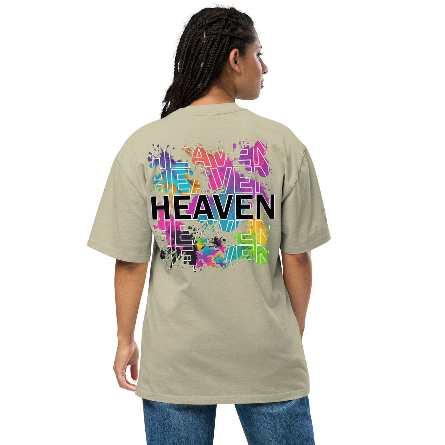 Heaven-Religious Graphic oversized t-shirt