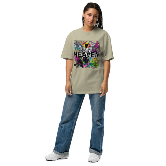 Heaven-Religious Graphic oversized t-shirt