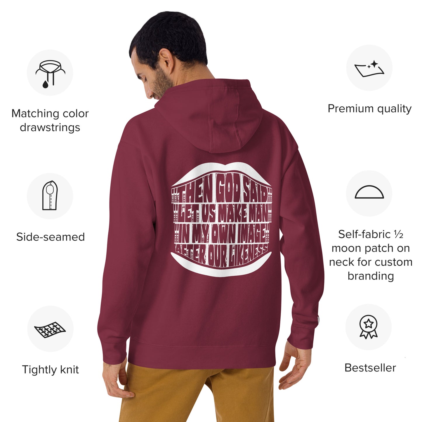 Gods image- Scripture-Inspired Apparel hoodie