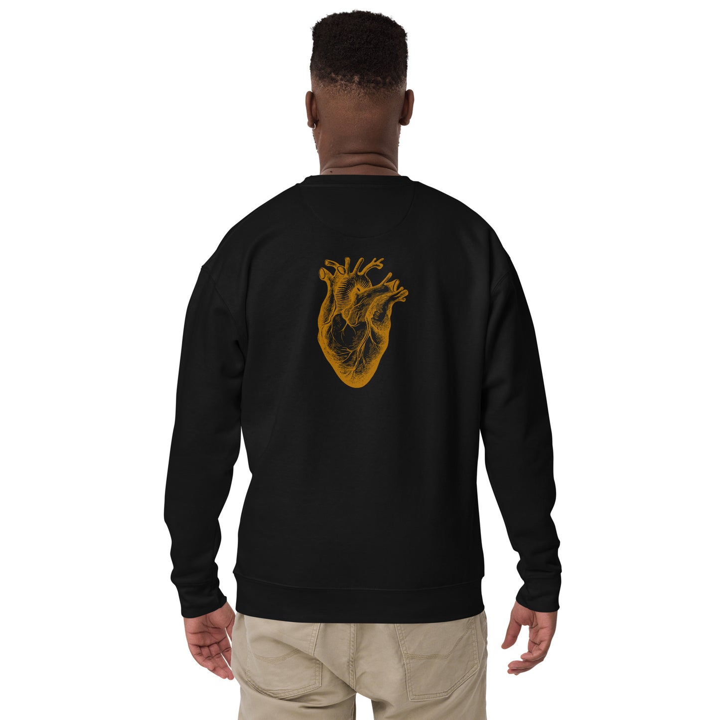 Heart of Gold- Spiritual Street wear Premium Sweatshirt