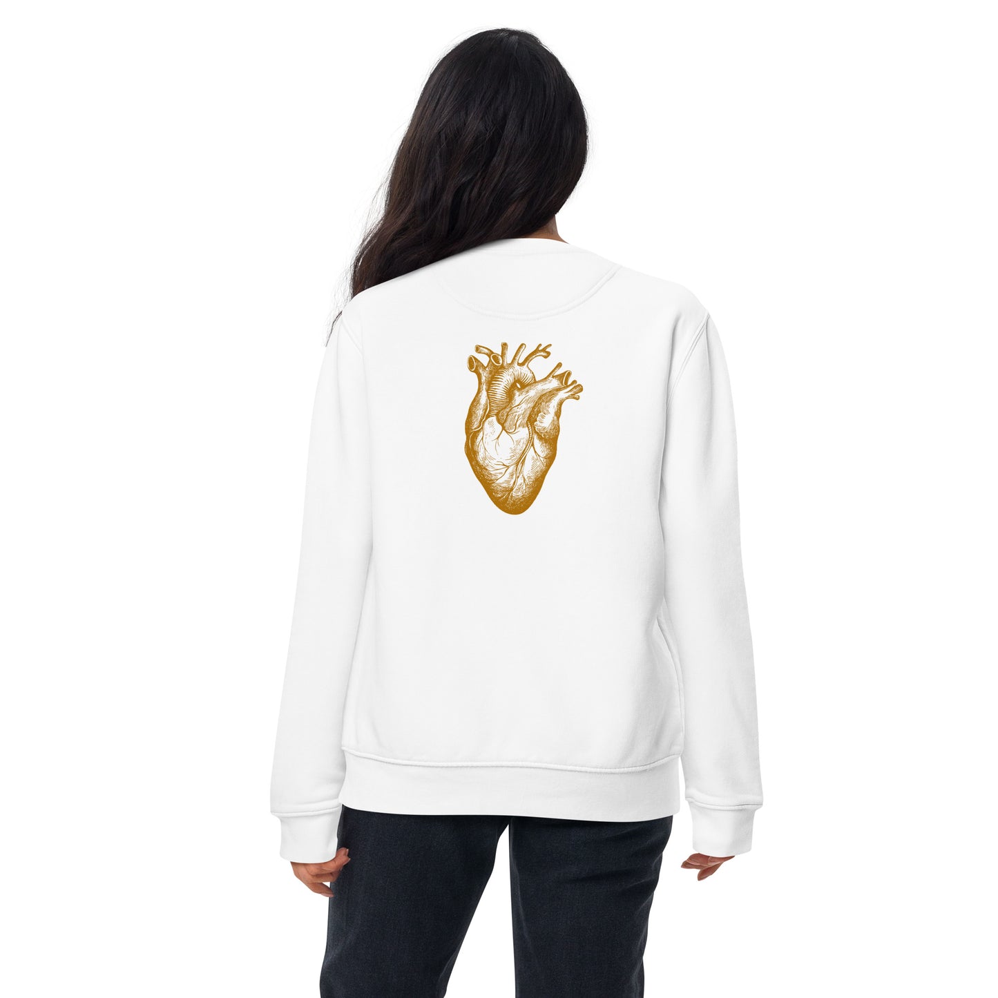 Heart of Gold- Spiritual Street wear Premium Sweatshirt