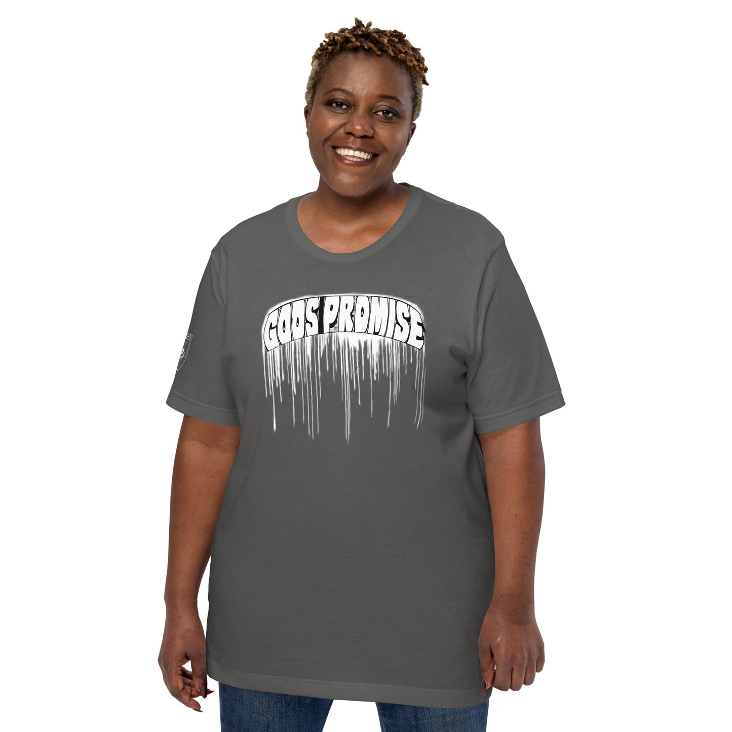 Spray Painted Gods Promise- Biblical Streetweart-shirt