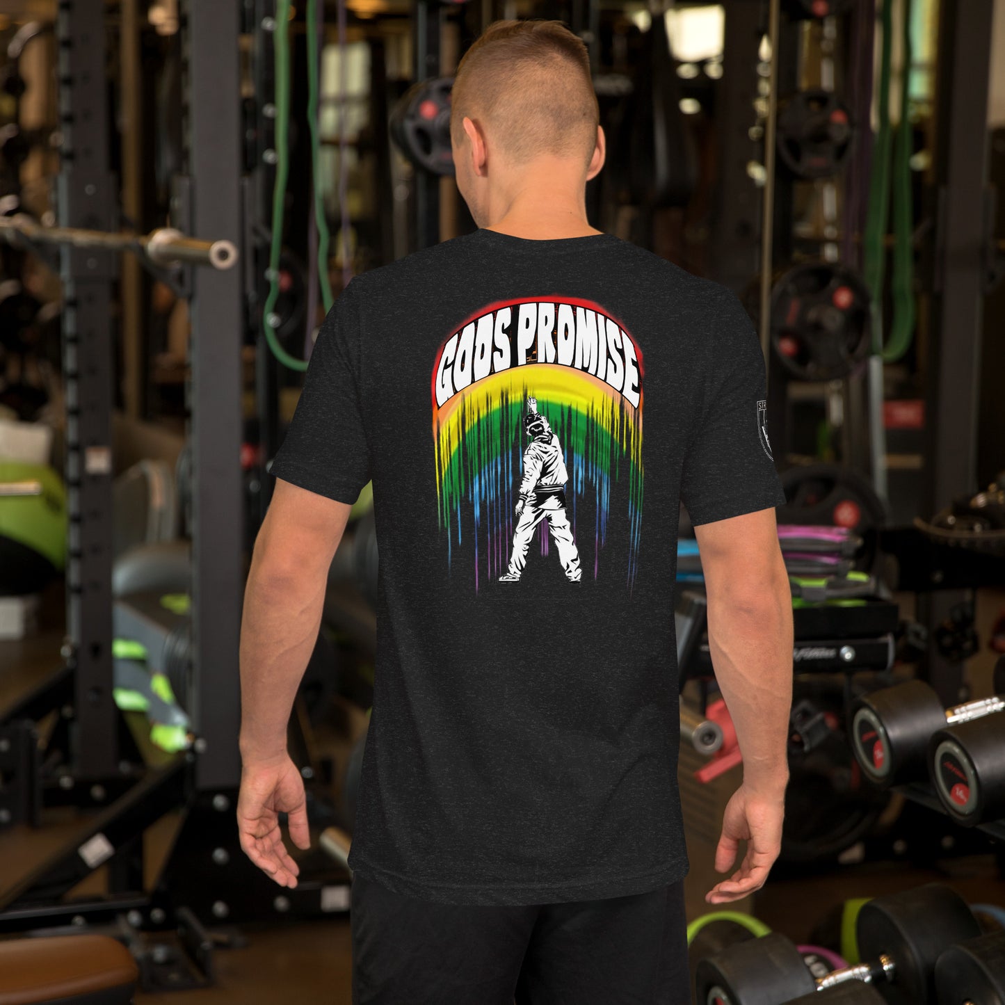 Spray Painted Gods Promise- Biblical Streetweart-shirt