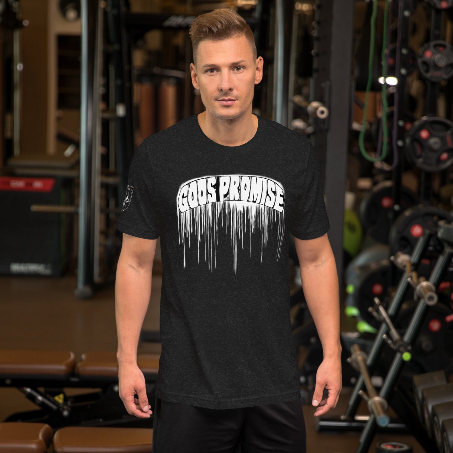 Spray Painted Gods Promise- Biblical Streetweart-shirt