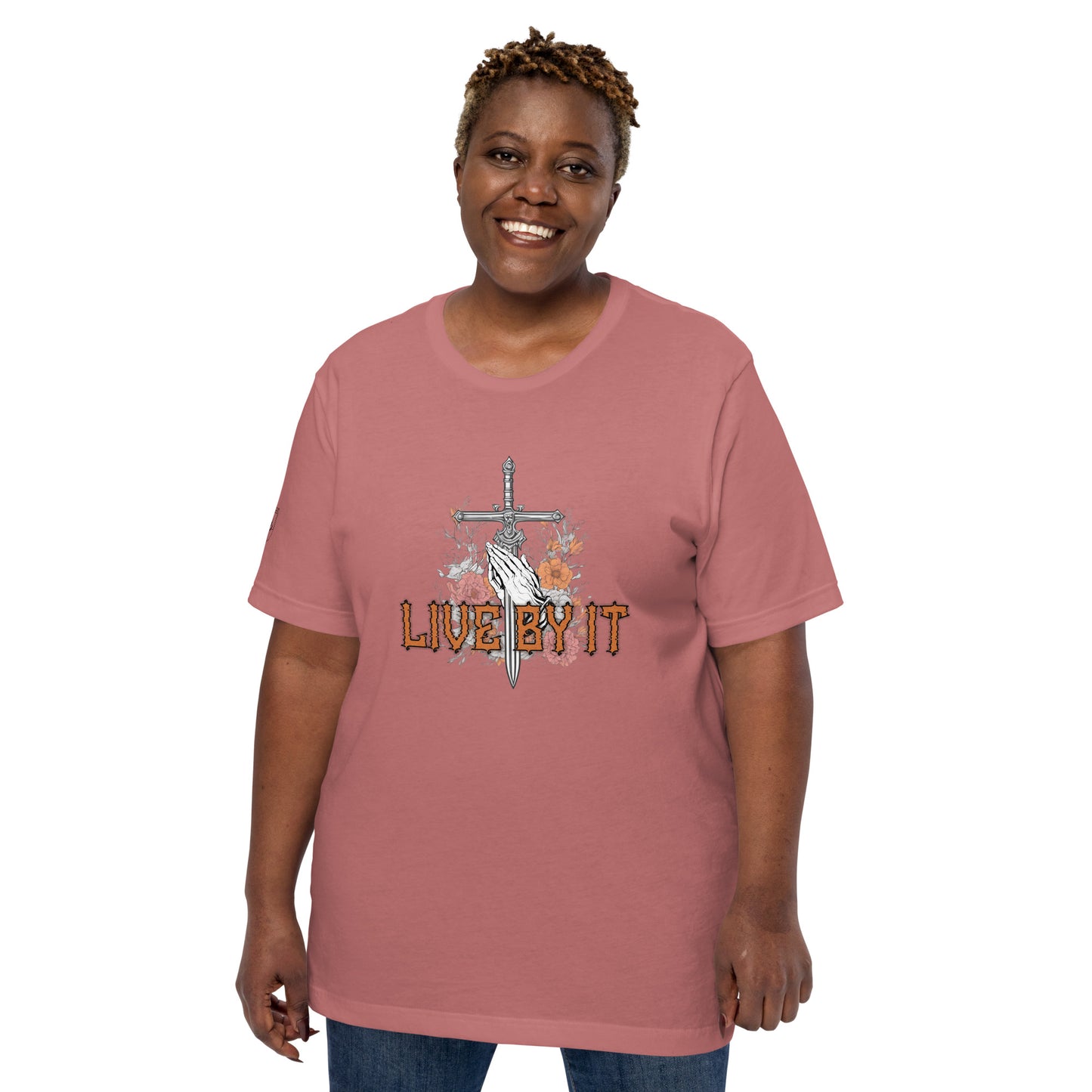 Live by it- Urban Christian Fashion T-shirt