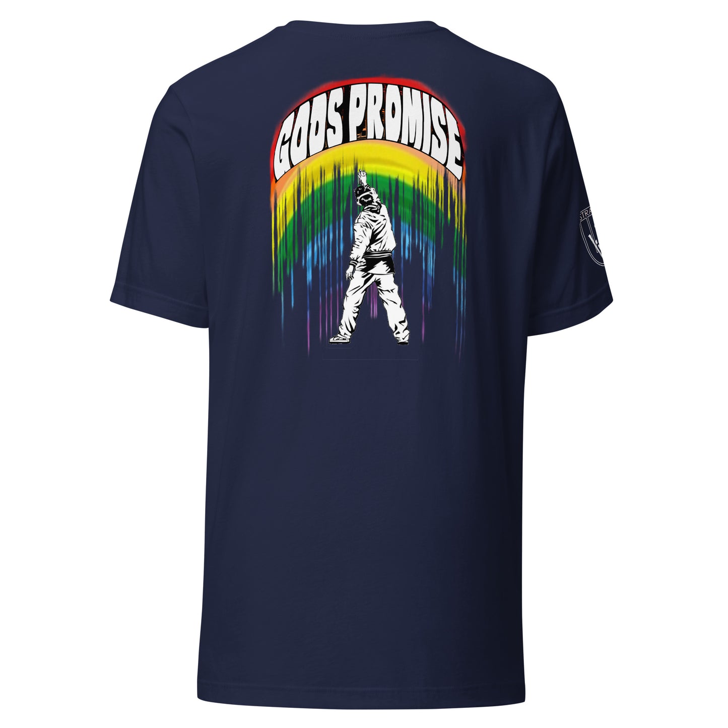 Spray Painted Gods Promise- Biblical Streetweart-shirt