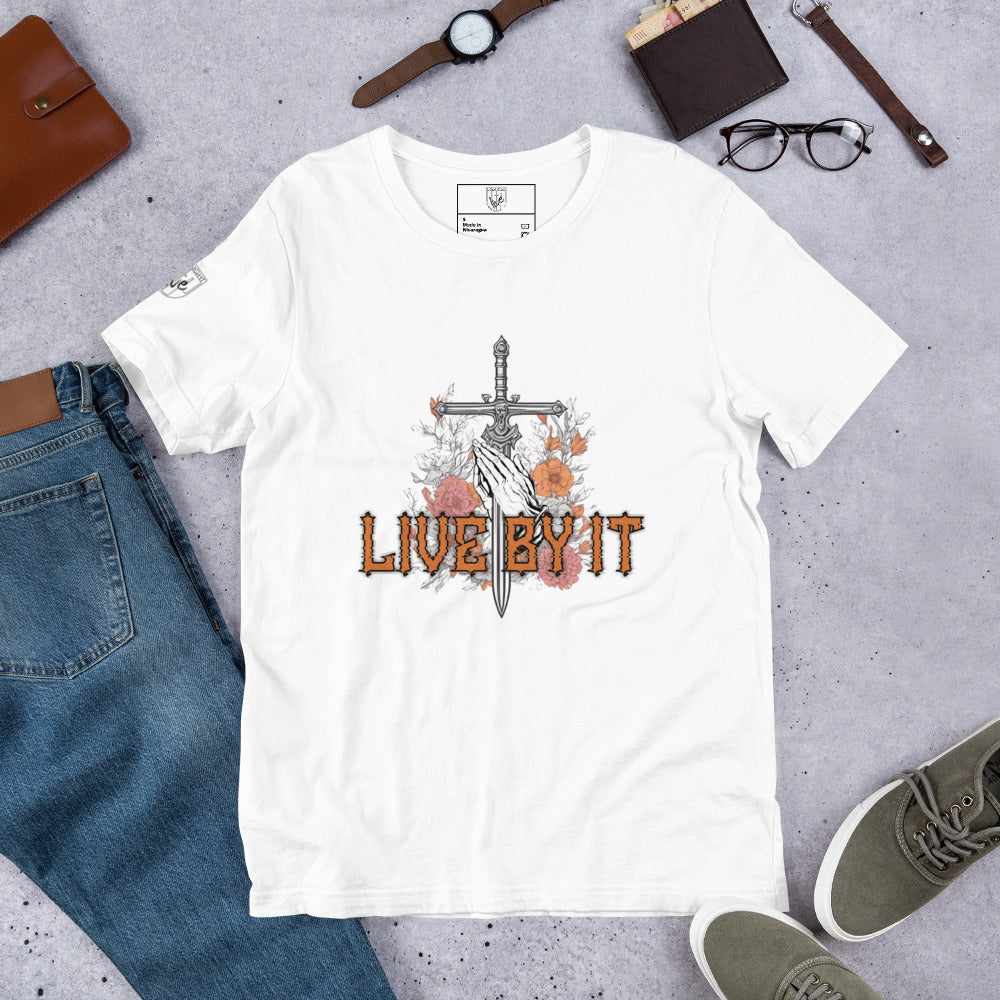 Live by it- Urban Christian Fashion T-shirt